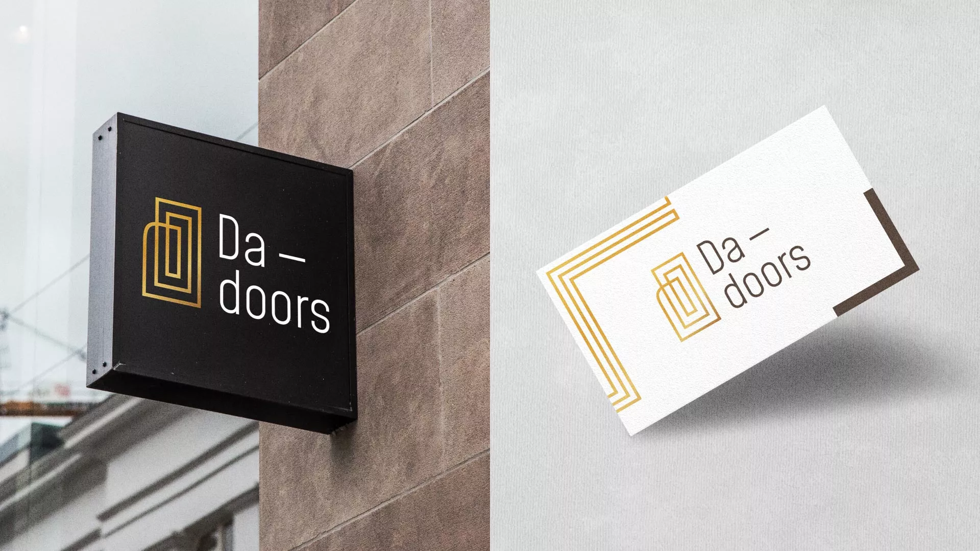 Разработка логотипа для компании «DA-DOORS» в Гулькевичах